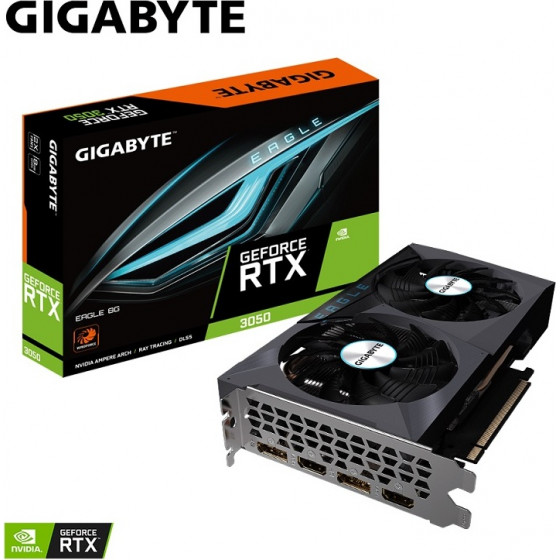 Gigabyte Vga 8GB GDDR6 - (GV-N3050EAGLE-8GD)