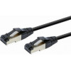 Cablexpert S/Ftp CAT 8 Patch Cord Black 0.5M - (PP8-LSZHCU-BK-0.5M)