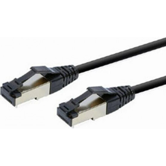 Cablexpert S/Ftp CAT 8 Patch Cord Black 0.5M - (PP8-LSZHCU-BK-0.5M)