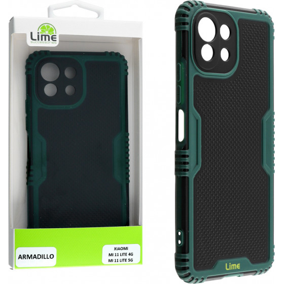 Lime Successories ���� Xiaomi Mi 11 Lite 4G/Mi 11 Lite 5G 6.55'' Armadillo Camera Guard Green - (5205308307867)