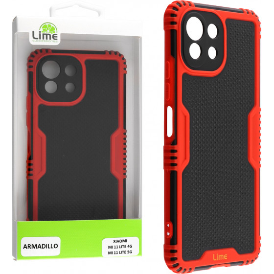 Lime Successories ���� Xiaomi Mi 11 Lite 4G/Mi 11 Lite 5G 6.55'' Armadillo Camera Guard Red - (5205308307881)