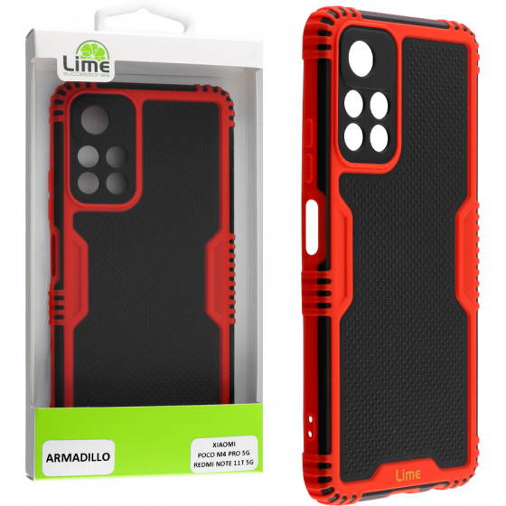 Lime Successories ���� Xiaomi Poco M4 Pro 5G/Redmi Note 11T 5G 6.6'' Armadillo Camera Guard Red - (5205308307928)