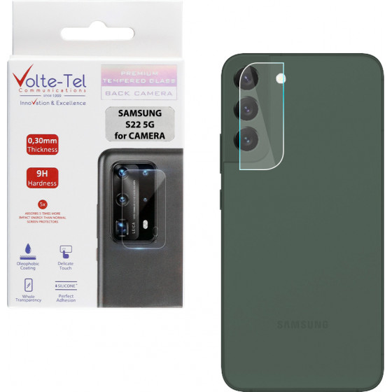 Volte-Tel Tempered Glass Samsung S22 5G 6.1'' 9H 0.30mm For Camera - (5205308305412)