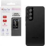 Volte-Tel Tempered Glass Samsung S22 Plus 5G 6.6'' 9H 0.25mm 3D Curved For Camera Black - (5205308305429)