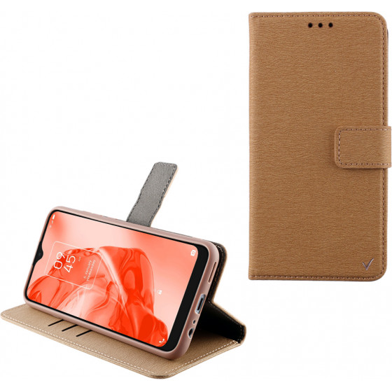 Volte-Tel ���� Tcl 205 4187D 6.22'' Allure Magnet Book Stand Clip Gold - (5205308306433)