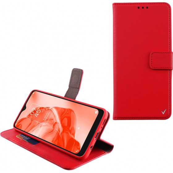 Volte-Tel ���� Tcl 205 4187D 6.22'' Allure Magnet Book Stand Clip Red - (5205308306440)