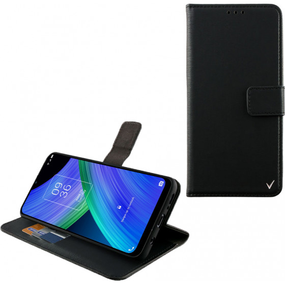 Volte-Tel ���� Tcl 20R 5G 6.52'' Allure Magnet Book Stand Clip Black - (5205308306648)