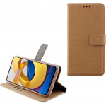 Volte-Tel ���� Xiaomi Poco M4 Pro 5G/Redmi Note 11T 5G 6.6'' Allure Magnet Book Stand Clip Gold - (5205308306662)