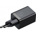 Baseus Super Pro Fast Wall Charger Usb / Usb Type C 30W Power Delivery Quick Charge Black - (CCSUPP-E01)
