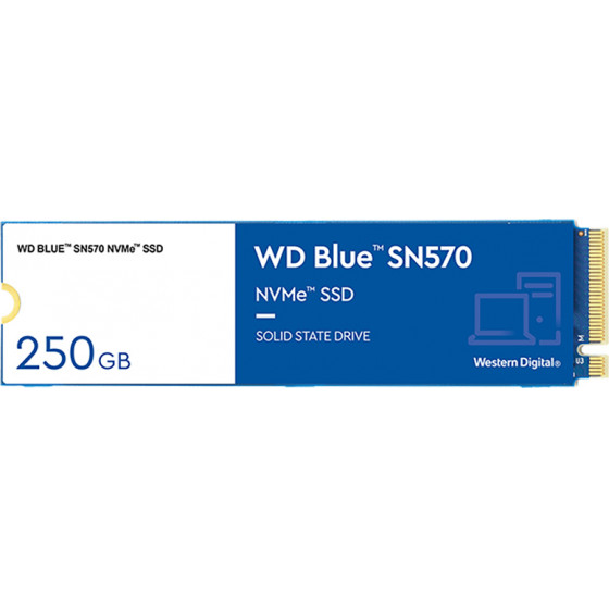 Western Digital ������ Ssd 2.5'' SN570 Nvme Blue 250GB - (WDS250G3B0C)