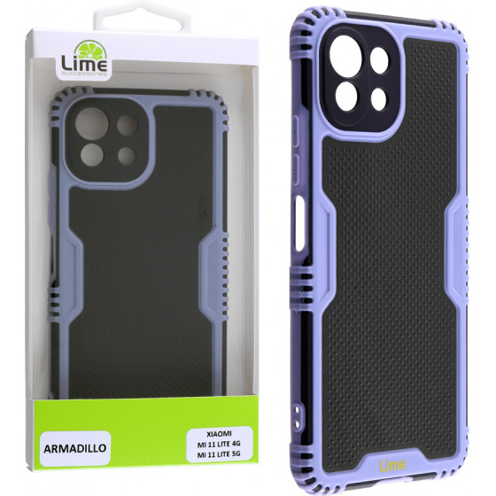 Lime ���� Xiaomi Mi 11 Lite 4G/Mi 11 Lite 5G 6.55'' Armadillo Camera Guard Air Force BLUE - (5205308307874)