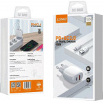 Ldnio A2313C ��������� QC3.0 + Pd 18W �� ������� Lightning 1M - (A2313C-M)