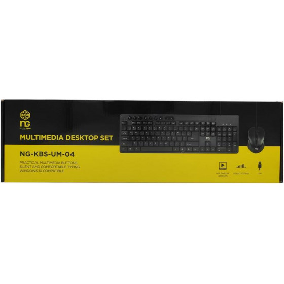 NG ��� Multimedia ������������ & ������� Usb Black - (KBS-UM-04)