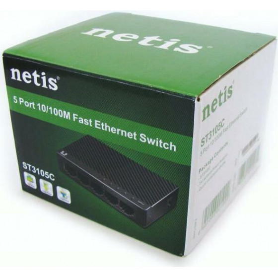 Netis ST3105C Switch 5-Port 10/100MBps - (088591200665)