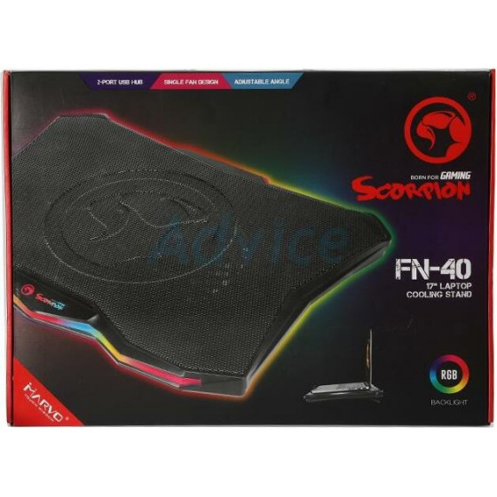Marvo FN40 Laptop Cooler Cooling Pad - (FN-40)
