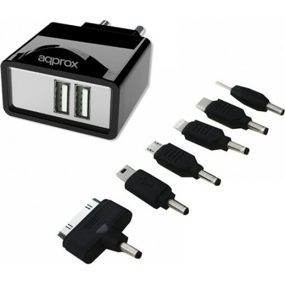 Approx ��������� Usb 2.1 �� 6 Tips ��� Tablet Kai Smartphone - (APPUATS)