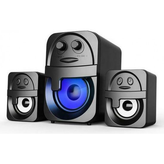 Havit ����� 2.1 �� LED, Bluetooth - (SF112BT)