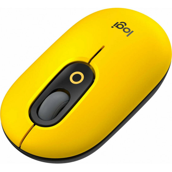 Logitech Pop Mouse With Emoji Yellow - (910-006546)