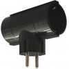 Lamtech Power Socket Splitter With 2 Schuko Outlets Black - (LAM023763)