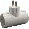 Lamtech Power Socket Splitter With 2 Schuko Outlets White - (LAM023756)
