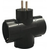 Lamtech Power Socket Splitter With 3 Schuko Outlets Black - (LAM023787)