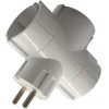 Lamtech Power Socket Splitter With 3 Schuko Outlets White - (LAM023770)