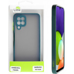 Lime ���� Samsung A12 A125/A12 Nacho A127 6.5'' Hardshell Fusion Camera Guard Green With Yellow Keys - (5205308307072)