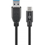 Goobay ������� Usb 3.0 �� USB-C 5Gbit/s, 0.15m, ����� - (45247)