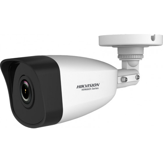 Hikvision Ip ������ Hiwatch 2.8mm, 4MP, �.265, IP67, Poe - (HWI-B140H)
