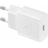 Samsung Fast Travel Charger 15W + Type C Data Cable White - (EP-T1510XWEGEU)