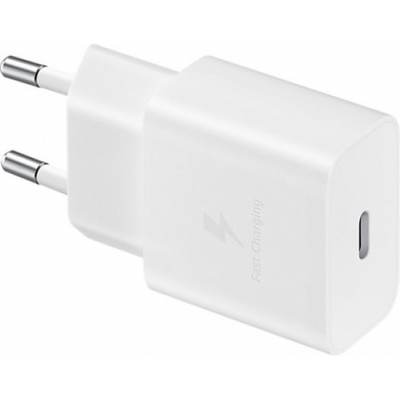 Samsung Fast Travel Charger 15W + Type C Data Cable White - (EP-T1510XWEGEU)