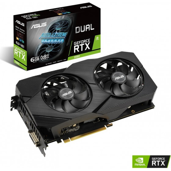 Asus Vga DUAL-RTX2060-6G-EVO, 6GB ,GDDR6 - (90YV0CH4-M0NA00)