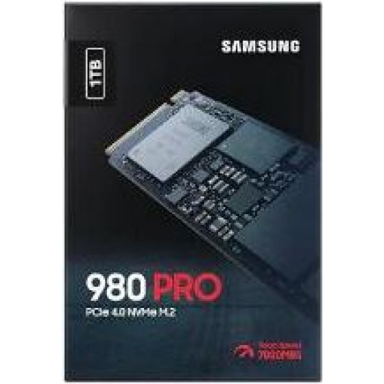 Samsung Ssd M.2 Nvme PCI-E Gen4.0 1TB Series 980 PRO, M.2 2280, Nvme PCI-E GEN4x4 - (MZ-V8P1T0BW)