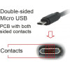 Cablexpert ������� Micro Usb , DOUBLE-Sided Micro Usb , 1.8m - (CC-USB2-AMmDM-6)