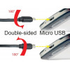 Cablexpert ������� Micro Usb , DOUBLE-Sided Micro Usb , 1.8m - (CC-USB2-AMmDM-6)