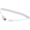 Cablexpert ������� Micro Usb Spiral , 1.8m White - (CC-mUSB2C-AMBM-6-W)