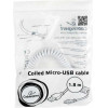 Cablexpert ������� Micro Usb Spiral , 1.8m White - (CC-mUSB2C-AMBM-6-W)