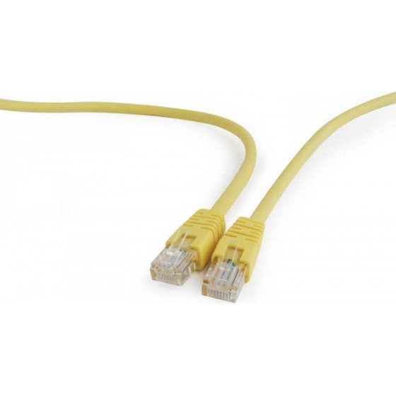 Cablexpert ������� ������� CAT5E 1m Yellow - (PP12-1M/Y)