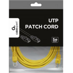 Cablexpert ������� ������� Utp CAT5E 5m Yellow - (PP12-5M/Y)