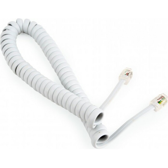 Cablexpert ���������� ������� Spiral 2m, White - (GM-TC-SPIRAL-WHITE)