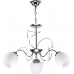 Homelighting KQ 2221/3 FERROW PENDANT CHROME-OPAL GLASS �3 - (77-8083)