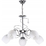 Homelighting KQ 2221/5 FERROW PENDANT CHROME-OPAL GLASS �3 - (77-8084)