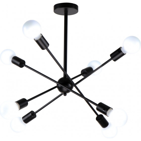 Homelighting KQ 2629/8 GWEN BLACK PENDANT �4 - (77-8092)