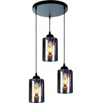 Homelighting KQ 8877-3A SMOG PENDANT SMOKED GLASSES - (77-8202)