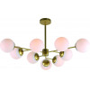 Homelighting KQ S0980-9 NERVO PENDANT GOLD WITH OPAL GLASSES - (77-8178)