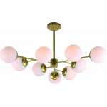 Homelighting KQ S0980-9 NERVO PENDANT GOLD WITH OPAL GLASSES - (77-8178)