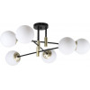 Homelighting KQ S0982-6 CROSS BLACK AND GOLD CEILING - (77-8180)