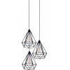 Homelighting SE148-19-3 MILA PENDANT LAMP BLACK METAL+ - (77-4347)