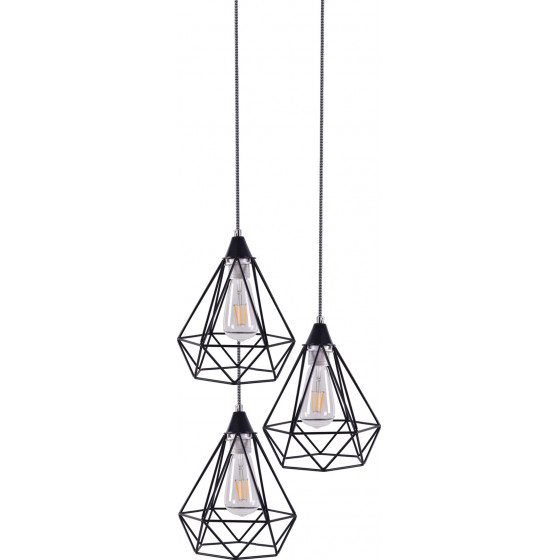 Homelighting SE148-19-3 MILA PENDANT LAMP BLACK METAL+ - (77-4347)
