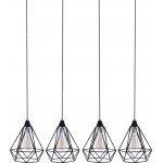 Homelighting SE148-19-4 MILA PENDANT LAMP BLACK METAL+ - (77-4348)